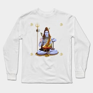 Shiv , shiva , bhole , om, Long Sleeve T-Shirt